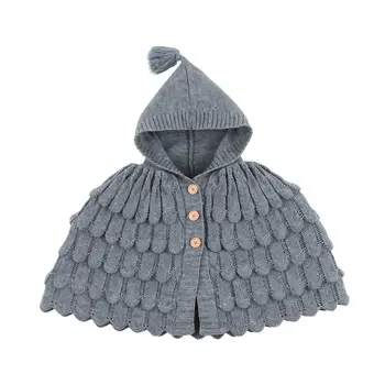 

Toddler Kids Baby Girls Boys Autumn Winter Sweater Warm Coat Knit Outwear Hooded Jacket Children Fashion Clothes
