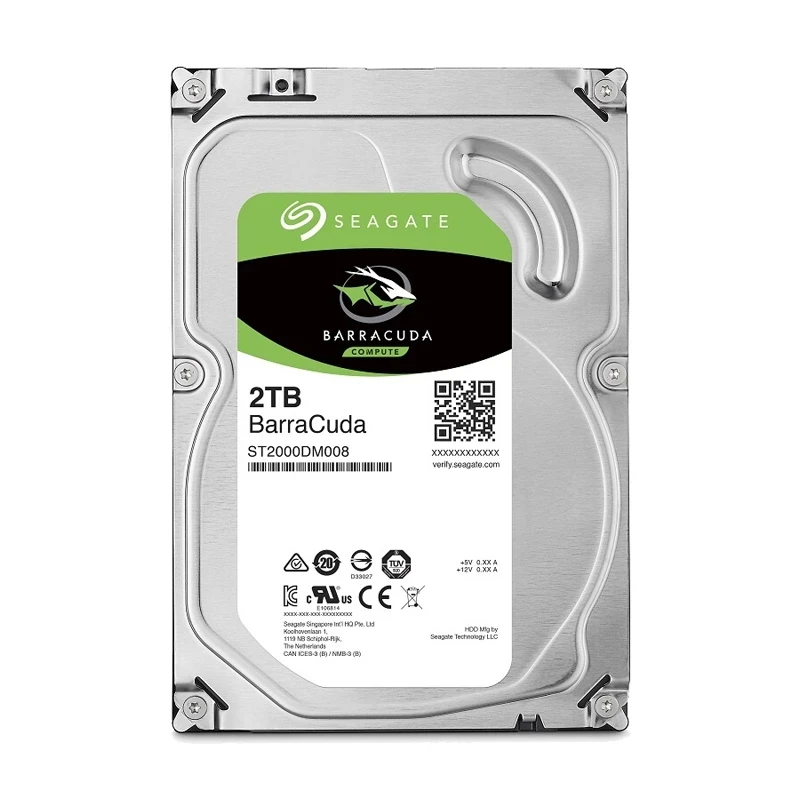 Seagate 2TB Desktop PC 3.5" Internal Hard SATA HDD Duro Interno For Computer CCTV Surveillance DVR System