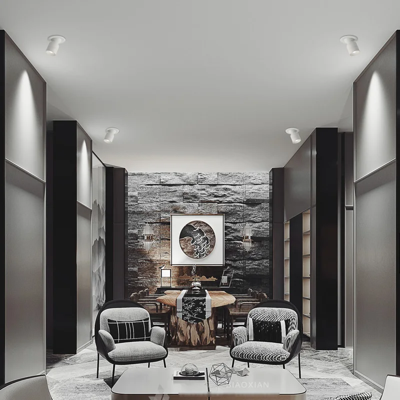 Черный спот встраиваемый Светодиодный Точечный светильник для спальни