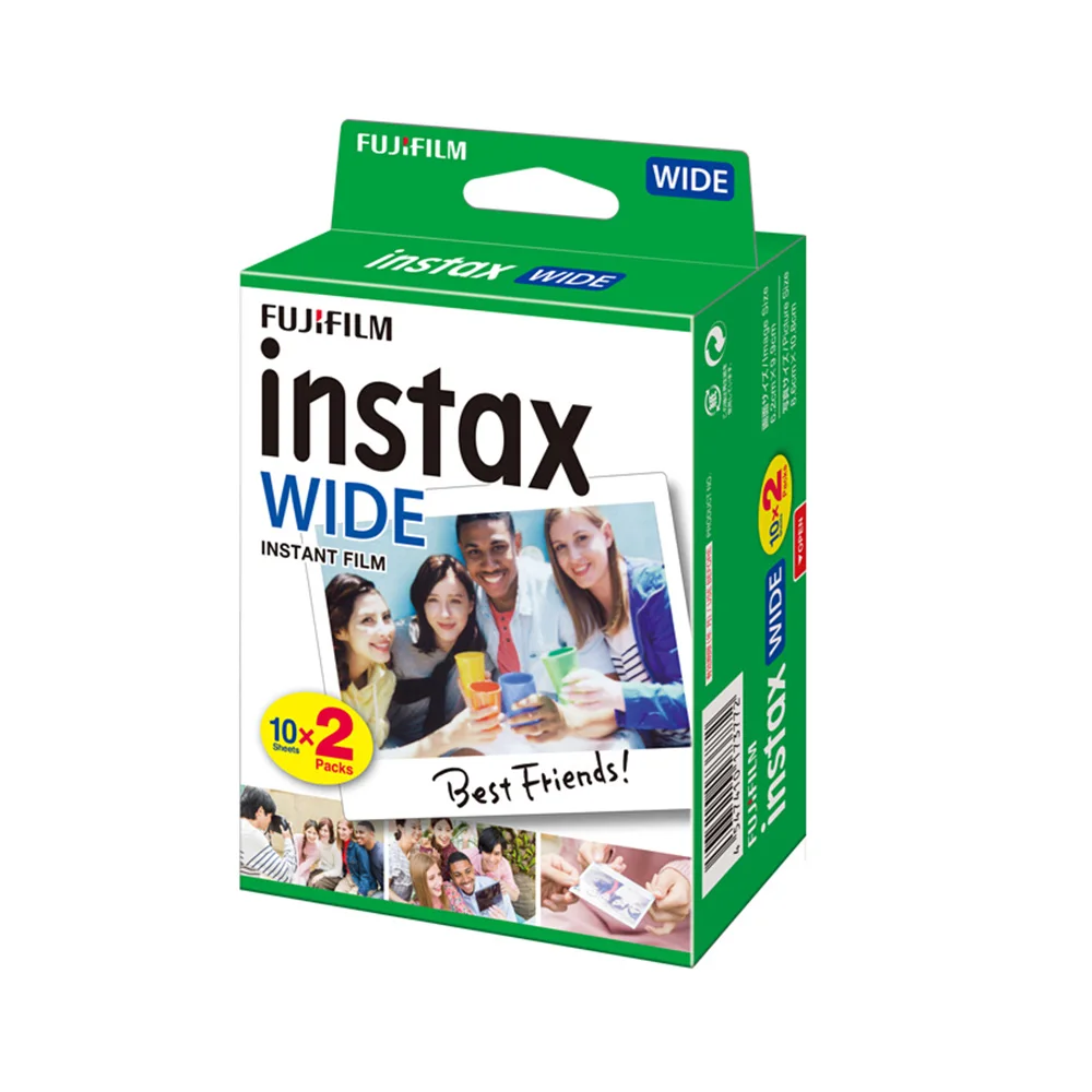 Fujifilm WIDE 20-200 листов, пленка Instax 86*108 мм/3,4* дюйма, фотобумага для мгновенной печати INSTAX WIDE300