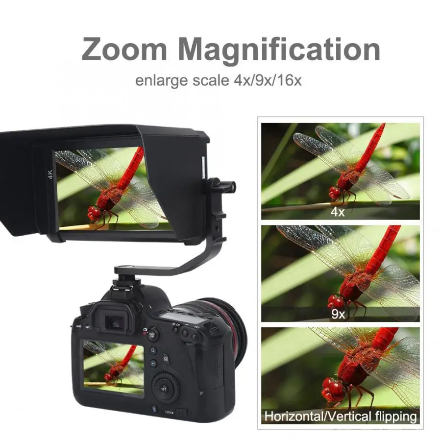 

High Definition 4K Full HD Camera Video Monitor for Handheld Gimbal Stabilizer New