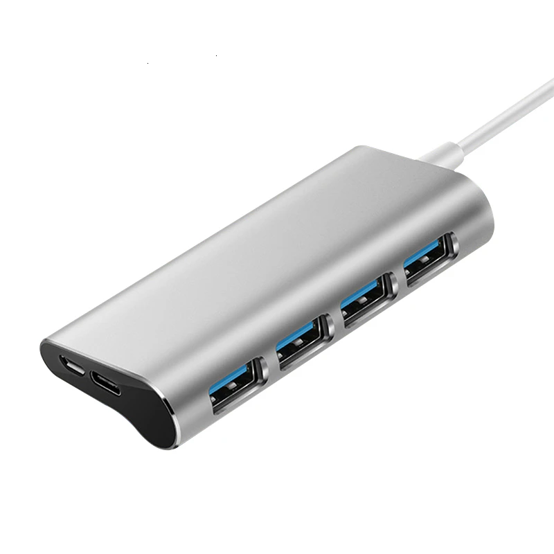 Мульти USB 3,0 usb-хаб высокоскоростной 3 порта type C Micro USB интерфейс USB концентратор 3,0 все в одном для ПК Компьютерные аксессуары - Цвет: LH092602-J