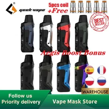 Лидер продаж электронная сигарета Geekvape Aegis Boost 3 7 мл 40 Вт с 5