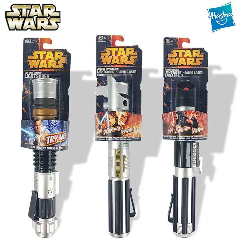 Hasbro Star Wars Пробуждение силы выдвижной световой меч Дарта Вейдера Анакин коллекция