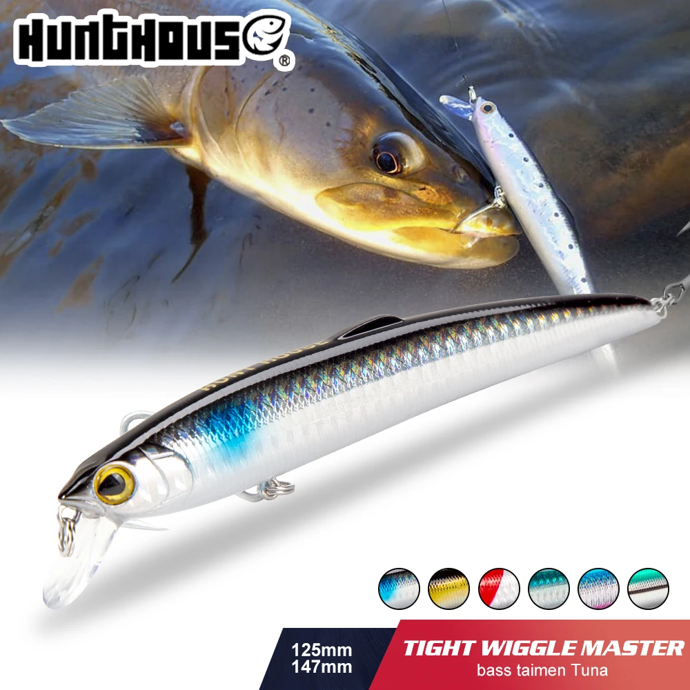 ハントハウス 釣り用の柔軟なフローティングハードベイト 0 0 8m 125mm 17 5g シーバス パイク ミノーなどの魚を捕まえるためのルアー 釣りルアー Aliexpress