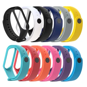 

Small Soft TPE Silicone Replacement Wristband Wrist Strap For Xiaomi Mi Band 4/3 Colorful Sports Bracelet Fashion Accessories