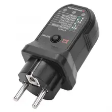 Testeur de prise détecteur de polarité de Circuit détecteur de prise ue détecteur de sécurité détecteur de fuite électrique détecteur de disjoncteur