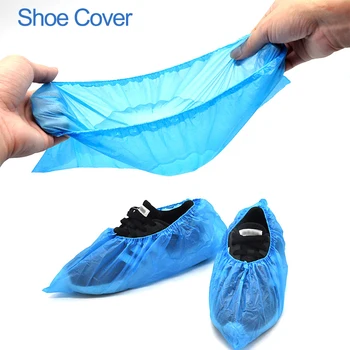 

100 PCS Shoe Cover Machine Shoe Cover Blue waterproof Disposable Convenient And Comfortable Shoe Cover Homes Overshoes Cleaning