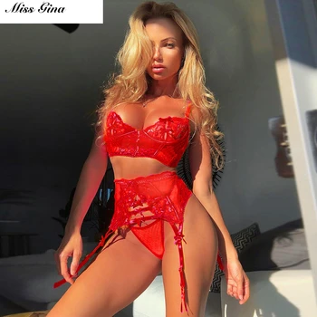 

Women Underwear 2020 Lace Sexy Underwear Set Women Push Up Lingerie Bra Brief Set Bralette Panties Sexy Women Bra Party 1 Set