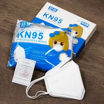 

KN95 Kid Masks Anti-Haze Fog Breathable Kids Masks Protective KN95 Mouth Face Mask Boy and Girl Dustproof 10PCS 40PCS
