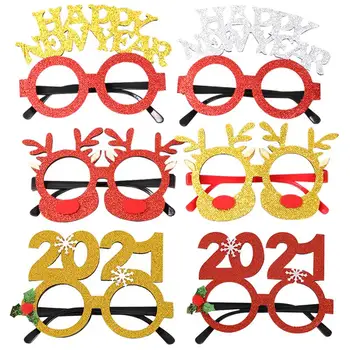 

6Pcs Festive Eyeglasses Lovely Photo Props Glasses Frames Party Glasses for Cosplay Party Decor