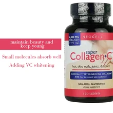 NeoCell супер гидролизованный коллаген+ c волос, кожи, ногтей, суставов и костей 120 шт/бутылка