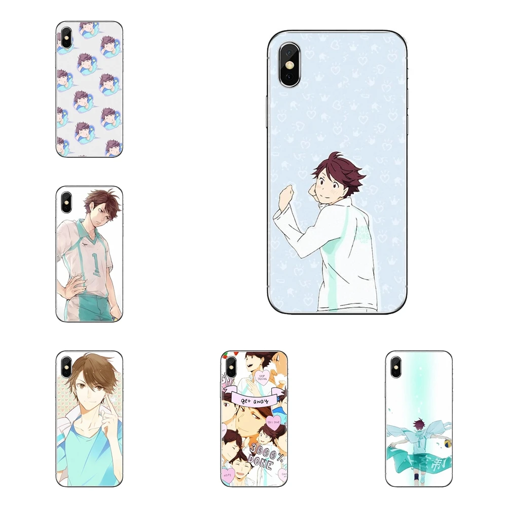 TPU Cover For iPhone XS Max XR X 4 4S 5 5S 5C SE 6 6S 7 8 Plus Samsung Galaxy J1 J3 J5 J7 A3 A5 Haikyuu Anime Oikawa Tooru TOAKA |