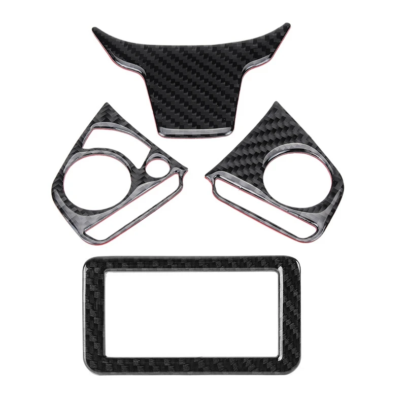 

3Pcs Steering Wheel Button Switch Panel Cover for Honda Civic 2016 - 2019 & 1x ESC Switches Button Decoration Trim