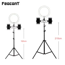 ^#Cheap 6inch/10inch Ring Lamp Photographic Lighting with Tripod Ring Light Selfie Light 10 Brightness Level For Video Makeup Youtube ^#Cheap 6inch/10inch Ring Lamp Photographic Lighting with Tripod Ring Light Selfie Light 10 Brightness Level For Video Makeup Youtube