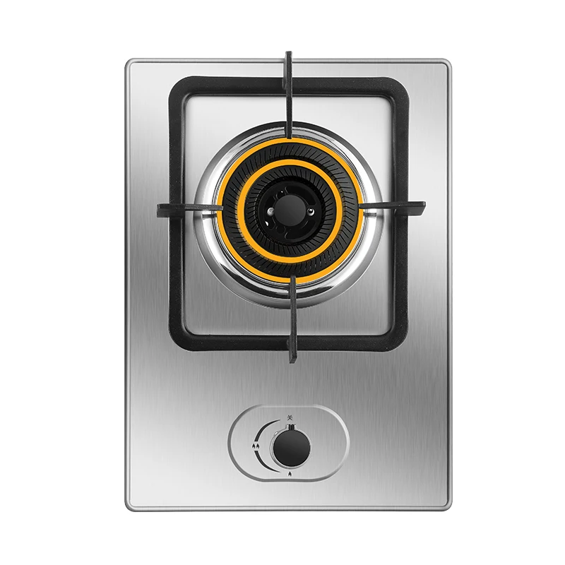 Built-in single-burner dual-use gas stove natural gas liquefied gas stove desktop fire-concentrating stove stainless steel