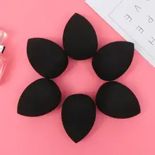 1 шт. черный BB Puff макияж мягкая основа спонж для работы с жидкостями косметические Косметические спонжи влажная сухая тональная пудра слойка без коробки