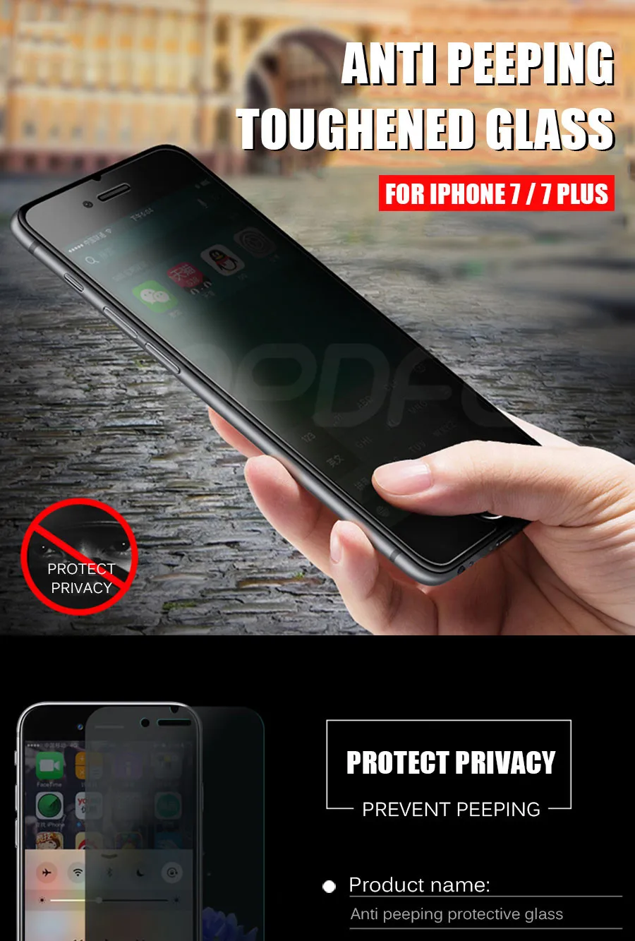Защитная пленка из закаленного стекла для iPhone X, XR, XS, 11 Pro, MAX, защитная пленка для экрана iPhone 7, 6, 6 S, 8 Plus, 5, 5S, SE