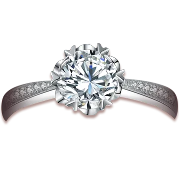 Натуральное moissanite 18K Золотое кольцо Настоящее 18K Золотое кольцо из цельного золота Модная классика вечерние ювелирные изделия Новинка