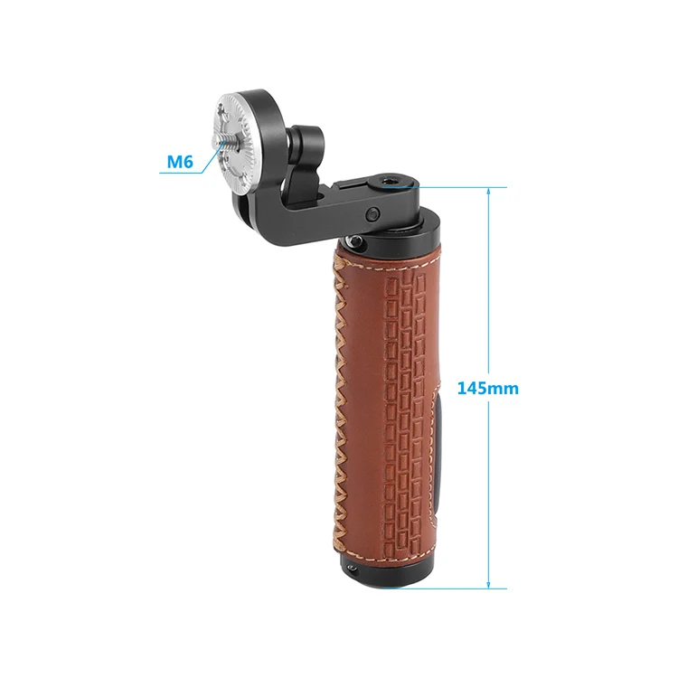 CAMVATE Rosette Кожа рукоятка M6 мужские нитки для DSLR плеча Rig(пара) C2442