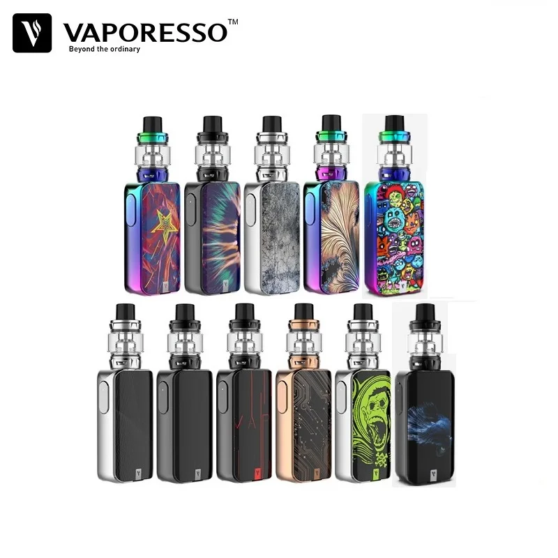 Оригинальный Vaporesso люкс S комплект 220 Вт 8 мл Skrr-s Vape Танк мод с двумя батареями QF в