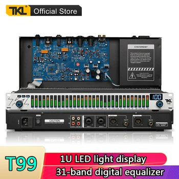 

TKL T99 Professional 31 bands Equalizer audio sound processor stage Audio Digital Graphic Equalizador system