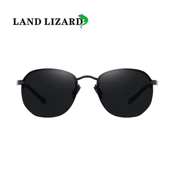 

New Fashion Polarized Sunglasses Round Frameless Sunglasses men women sunglasses LAND LIZARD