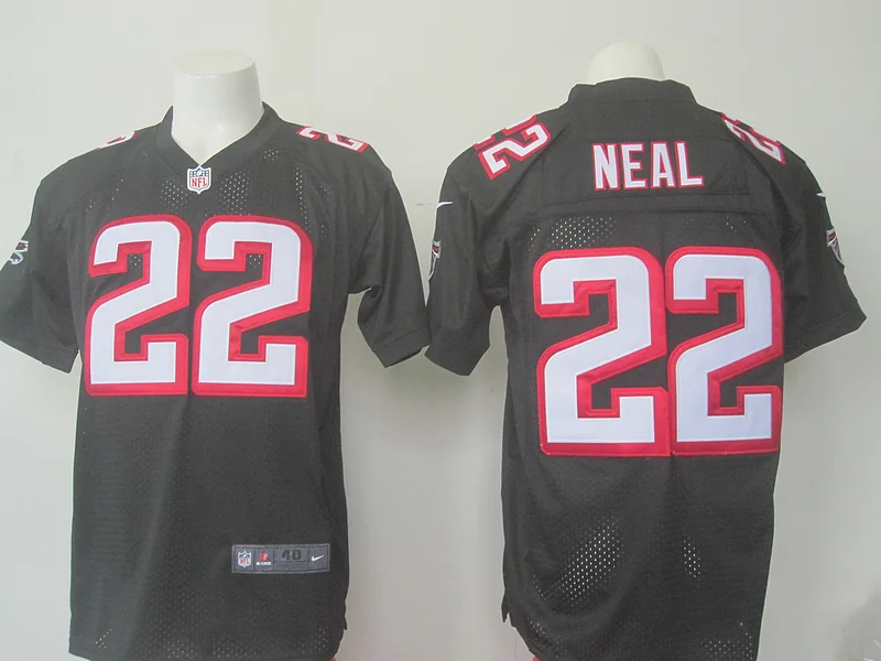 Стилизованный, Atlanta s Keanu Neal Devonta Freeman Steven Jackson DEWIN Hester Julio Jones Matt Ryan Jersey - Цвет: Черный