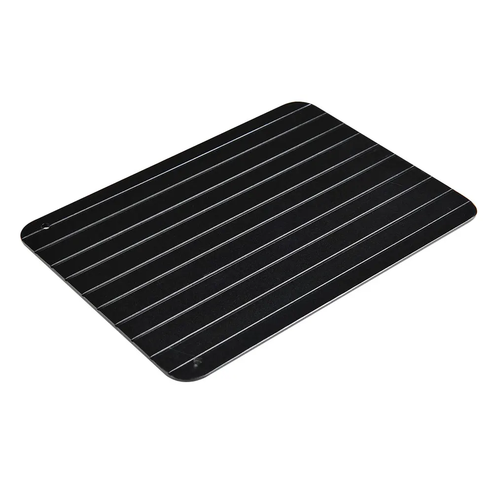 Алюминиевая БЫСТРОРАЗЪЕМНАЯ пластина для разморозки, черная разморозка, инструменты для кухни дома, разморозка, безопасная доска, инструмент для разморозки мяса