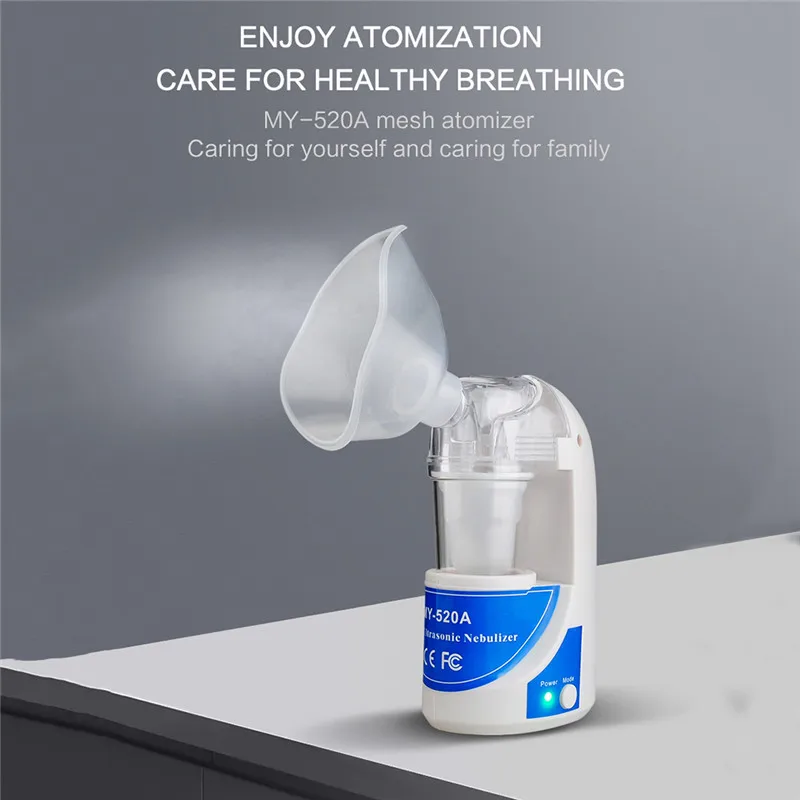 

Home Portable Mini Ultrasonic Atomizer Children Care Handheld Airway Inhale Humidifier Nebulizer Medical Asthma Inhalers