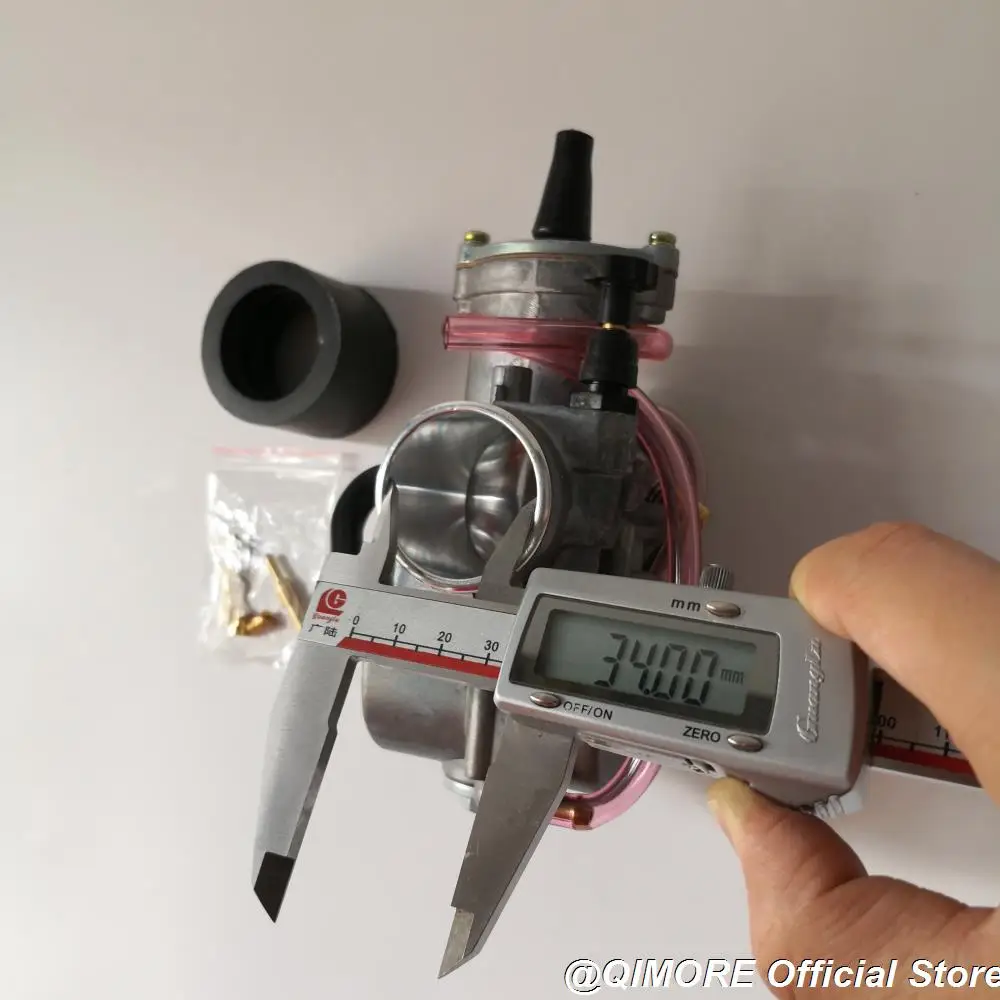 Koso Oko Pz34 Pwkフラットスライドパフォーマンスキャブレターatvクワッドダートバイクスクーターgy6 125 150 250用34mm Koso 34 Performance Carburetorpower Jet Aliexpress