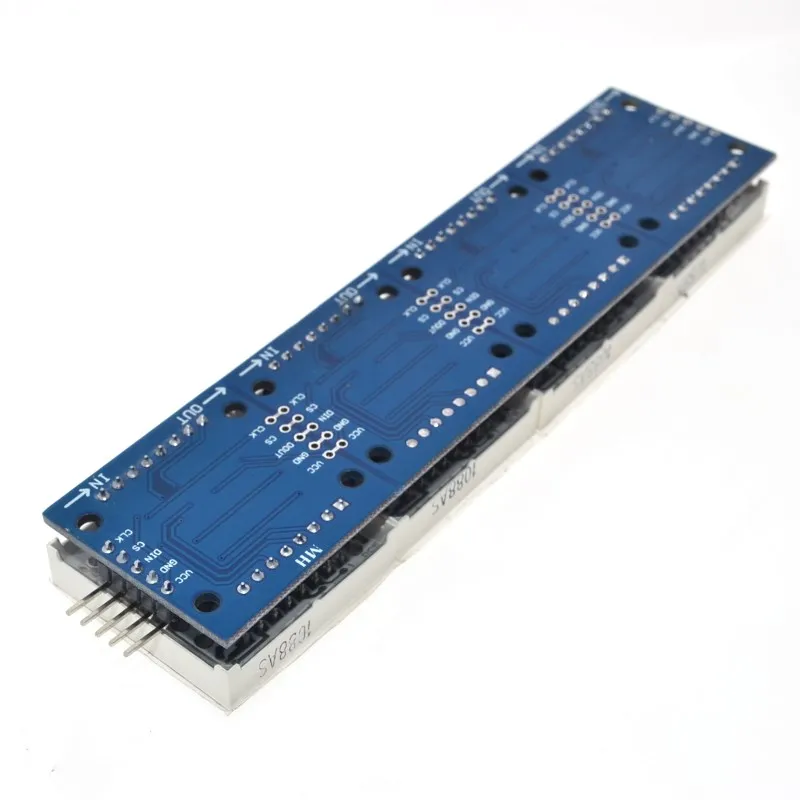 MAX7219 матричный модуль для микроконтроллера Arduino 4 в одном дисплее с 5P линией