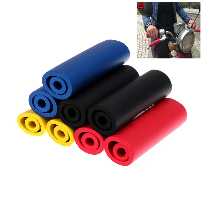 2Pc/1pair Bike Racing Bicycle Motorcycle Handle Bar Foam Sponge Grip Cover Non-slip superlight comfortable Bike Accessories