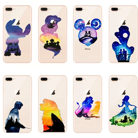 

Mickey Mouse Princess Alice lion king Phone Case For iPhone X 8 XS Max 7 6SPlus 5S SE Eurasia Edition Soft Silicon Cover