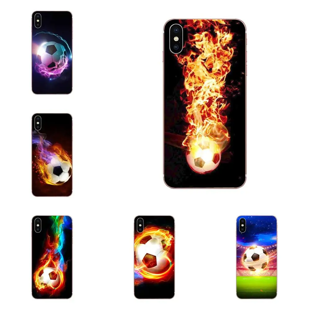 Чехол для Huawei Mate 9 10 20 P P8 P9 P10 P20 P30 P40 Lite Pro Smart 2017 Новый Печатный огненный футбольный