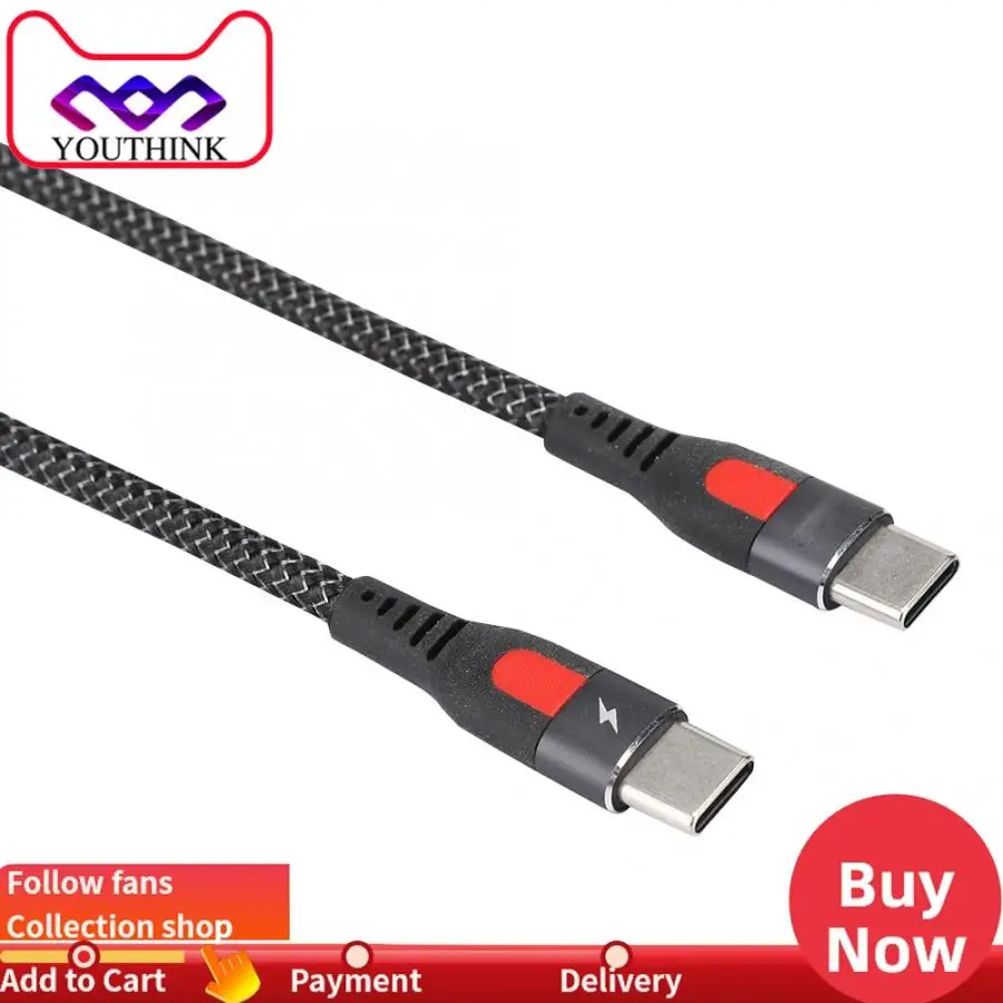REMAX RC-151cc type-C-type-C Super PD Быстрая зарядка флэш-кабель для зарядки двойной type-C линия передачи данных для мобильного телефона планшета
