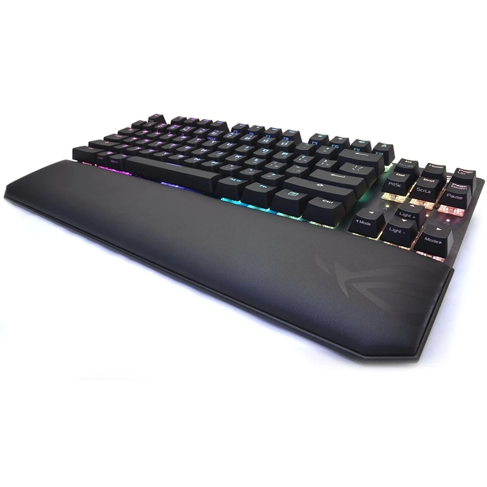 Игровая клавиатура ASUS ROG Strix Scope TKL (Cherry MX red switches аллюминивая рама USB RGB подсветка