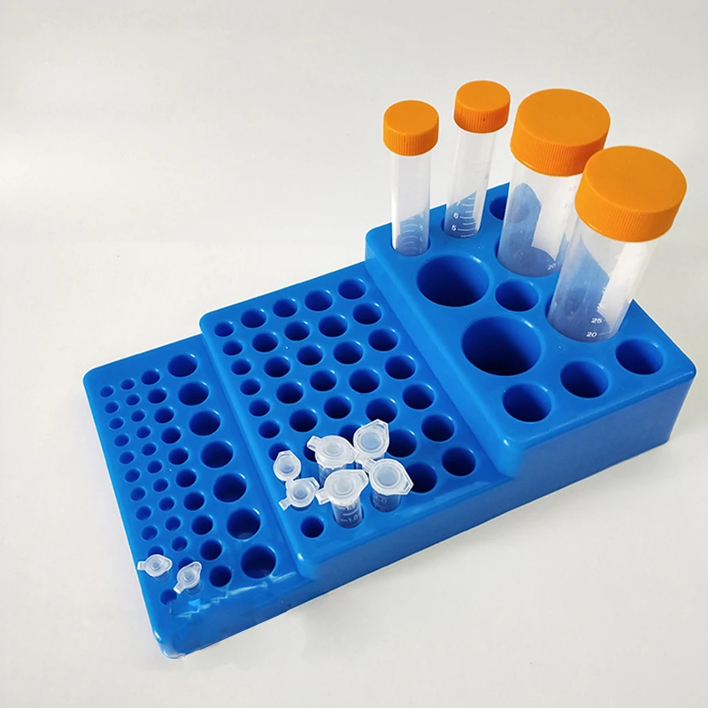 1pcs Lab PlasticTrapezoidal Multi-purpose Centrifuge Tube Holder, Multi-layer Freezing Tube Rack