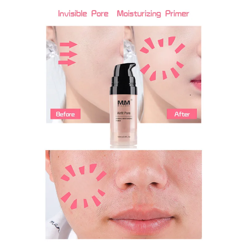 Магический Невидимый праймер для макияжа пор исчезает лицо W Airfit Pore Primer содержит витамин A, C, E для оптимального здоровья кожи