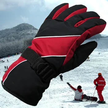 

1120 Warm Ski Gloves For Men Winter Outdoor Sports Motorcycle Equipment -30℃Waterproof Windproof Thickening Snowboard Ski Glove