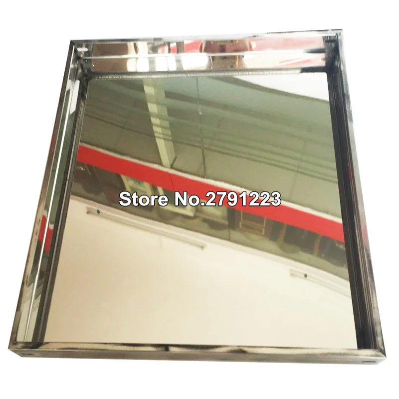 Stainless Steel 3 Shelf Janitor Cart With Cloth Bag Housekeeping Cart Hotel Mute Wheel Commercial Hotel Cleaning