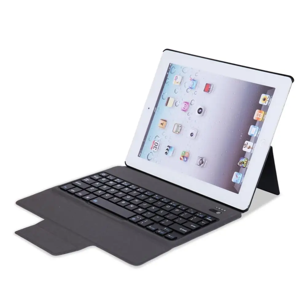 

Luxury Smart Cover For Apple iPad 234 A1458 A1459 A1460 Protective Shell Wireless Bluetooth Keyboard Case Funda+Stylus Pen+Gift.