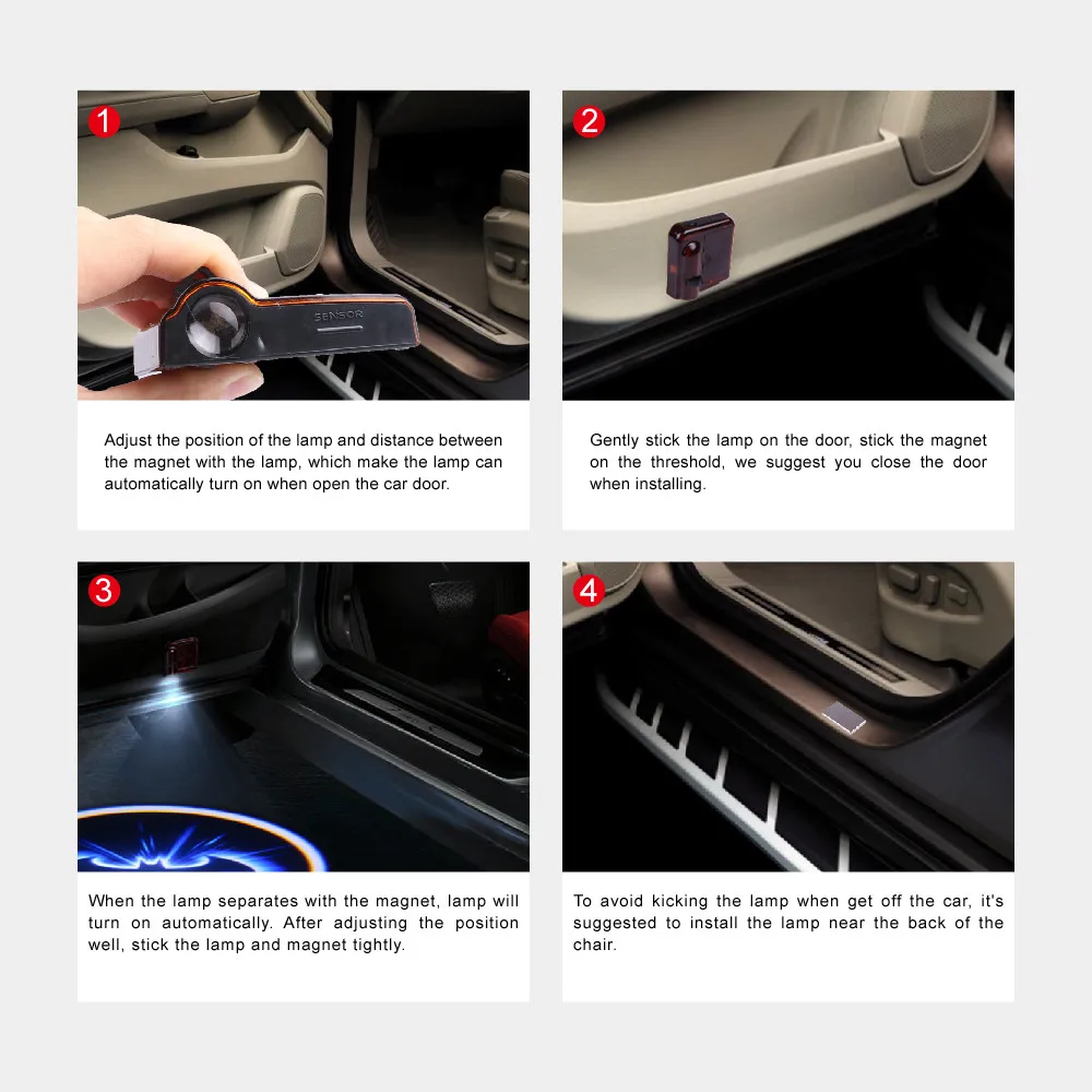 Car Door Logo Light 6