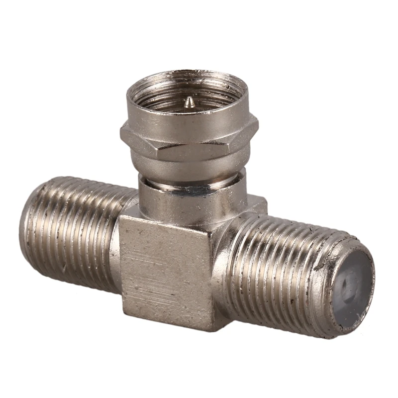 

F Type Male to Double Female m/f Joiner Adapters for Antenna Cables