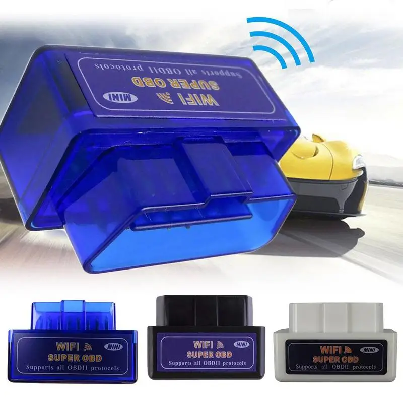 Автомобильный диагностический сканер ELM327 Wi-Fi OBD2 детектор считывание четких кодов неисправностей отображение тока Датчик данных Автомобильный сканер неисправностей