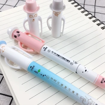 

5 Pcs erasable magic pen can change the capsule correction pen rewrite pen pure blue ink erasure pen student mark drawing