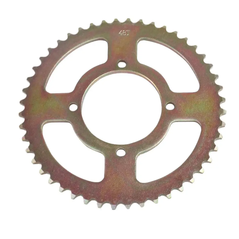 420 chains 48T Motorcycle Chain Sprockets Rear Back Sprocket Cog For
