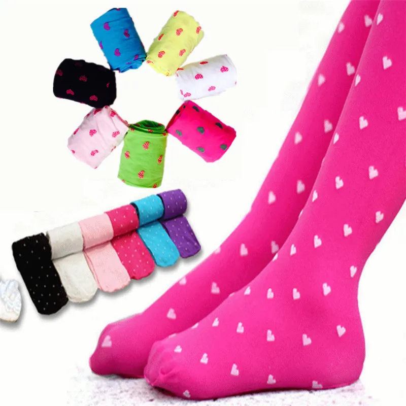 Baby Velvet Candy Colors Cute Girls Tights For Children Pantyhose Kids Stockings Autumn & Spring kids pantyhose ballet tights toddler tights kids leggings
