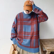 UYUK Autumn New Korean Version Of Loose Casual Trend Fashion Comfortable Irregular Pattern Decoration Men's Sweater Clothes UYUK Autumn New Korean Version Of Loose Casual Trend Fashion Comfortable Irregular Pattern Decoration Men's Sweater Clothes
