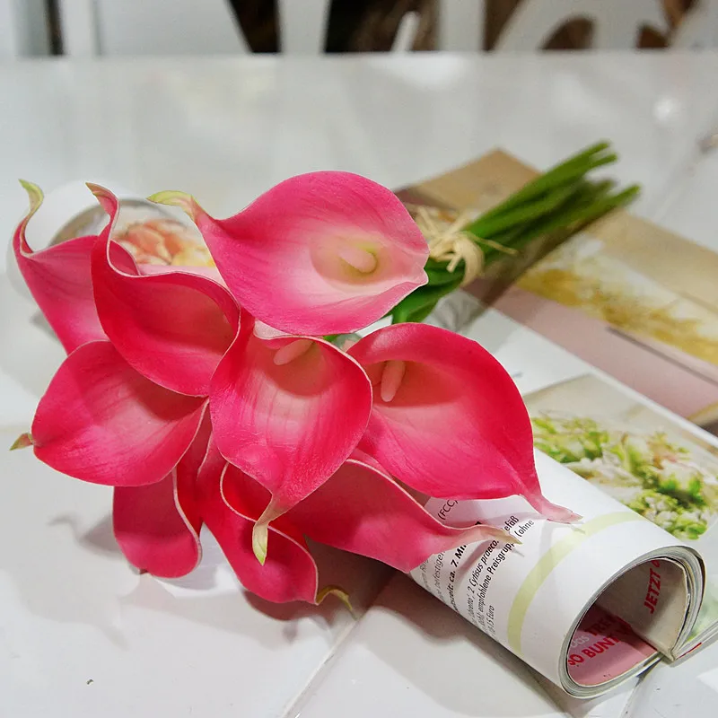 9pcs-Fuschia-Wedding-Flowers-Real-Touch-Calla-Lilies-Flowers-Artificial-Latex-Calla-Wedding-Centerpieces-Decor